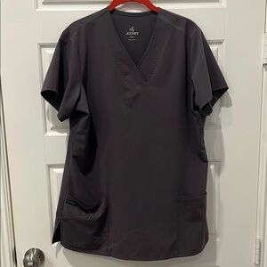 Jockey Women's Gray Scrub Top